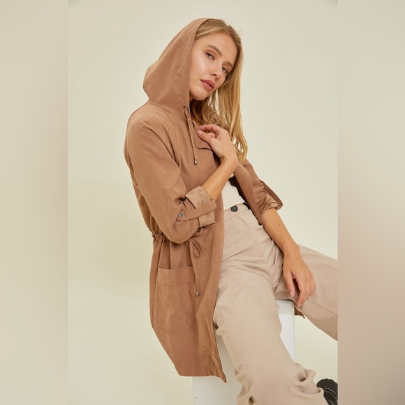 Camel Peachskin Jacket - Picture 2 of 7